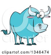 Poster, Art Print Of Cartoon Paul Bunyans Babe The Blue Ox