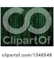 Poster, Art Print Of Background Of Green Matrix Binary Code
