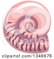 Poster, Art Print Of Pink Nautilus Sea Shell