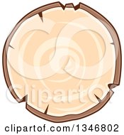 Clipart Of A Wood Log Royalty Free Vector Illustration by BNP Design Studio