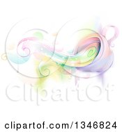 Poster, Art Print Of Whimsical Cup Spilling Colors