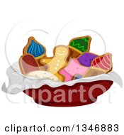 Poster, Art Print Of Bowl Of Gingerbread Cookies