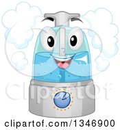 Poster, Art Print Of Cartoon Happy Humidifier Mascot