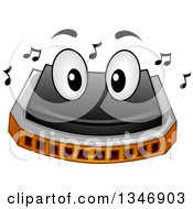 Cartoon Harmonica Mascot