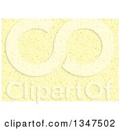 Clipart Of A Background Of Small Dots On Yellow Royalty Free Vector Illustration