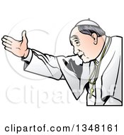 Poster, Art Print Of Pope Welcoming