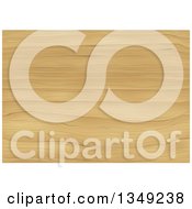 Clipart Of A Light Wood Grain Texture Background Royalty Free Vector Illustration