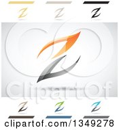 Poster, Art Print Of Abstract Letter Z Logo Design Elements