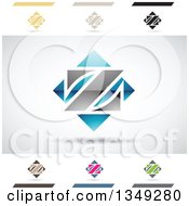 Poster, Art Print Of Abstract Letter Z Logo Design Elements