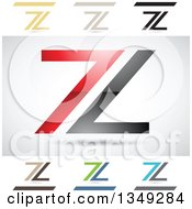 Poster, Art Print Of Abstract Letter Z Logo Design Elements