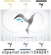 Poster, Art Print Of Abstract Letter Y Logo Design Elements