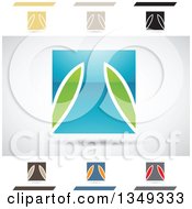 Poster, Art Print Of Abstract Letter T Logo Design Elements