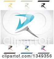 Poster, Art Print Of Abstract Letter R Logo Design Elements