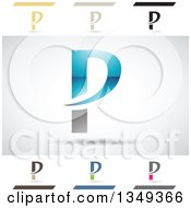 Poster, Art Print Of Abstract Letter P Logo Design Elements