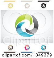 Poster, Art Print Of Abstract Letter O Logo Design Elements