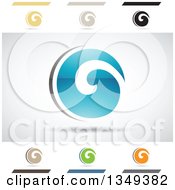 Poster, Art Print Of Abstract Letter O Logo Design Elements