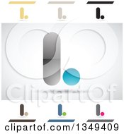 Poster, Art Print Of Abstract Letter L Logo Design Elements