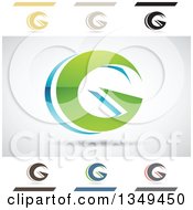 Poster, Art Print Of Abstract Letter G Logo Design Elements
