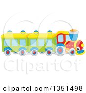 Poster, Art Print Of Toy Train Character