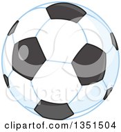 Poster, Art Print Of Shiny Soccer Ball