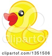 Cute Yellow Duckling Or Rubber Ducky