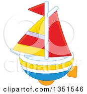 Poster, Art Print Of Toy Sailboat