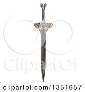 Poster, Art Print Of 3d Winged Sword