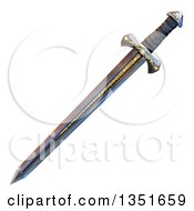 Clipart Of A Heroic Sword Royalty Free Illustration