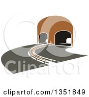 Poster, Art Print Of Highway Road Leading To A Tunnel