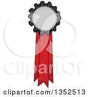 Clipart Of An Equestrian Award Ribbon Royalty Free Vector Illustration by BNP Design Studio