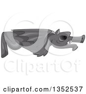 Clipart Of A Stone Gargoyle Statue Royalty Free Vector Illustration