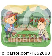 Clipart Of A Royalty Free Vector Illustration