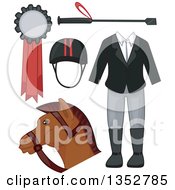Poster, Art Print Of Equestrian Accessories
