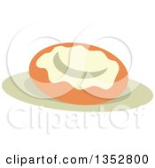 Clipart Of A Pastry Royalty Free Vector Illustration by BNP Design Studio