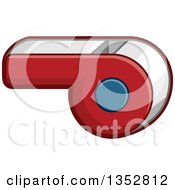 Clipart Of A Whistle Royalty Free Vector Illustration