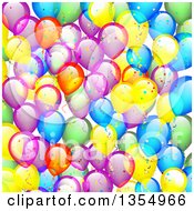 Poster, Art Print Of Colorful Party Balloon Background