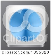 Poster, Art Print Of 3d Optical Disk App Icon Over Gray