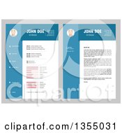 Clipart Of A Over Letter Template With Sample Text Royalty Free Vector Illustration