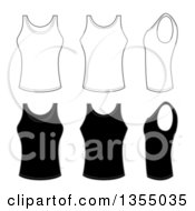 Poster, Art Print Of Outline And Black Tank Tops