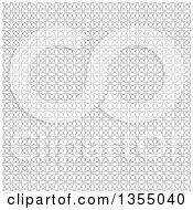 Clipart Of A Seamless Background Of Overlapping Circles Royalty Free Vector Illustration