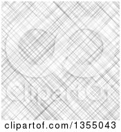 Poster, Art Print Of Background Of Gray Linen Texture