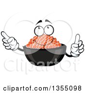 Cartoon Red Caviar Character