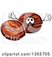 Poster, Art Print Of Cartoon Walnuts Character