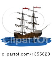 Poster, Art Print Of Sketched Ship