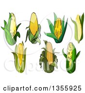 Poster, Art Print Of Cartoon Corn