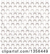 Poster, Art Print Of Background Of White Paper With Holes And Shadows Resembling A Golf Ball Texture