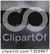 Clipart Of A Broken Metal Background Royalty Free Illustration