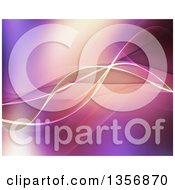 Clipart Of A Background Of Abstract Flowing Waves Royalty Free Illustration by KJ Pargeter