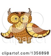 Poster, Art Print Of Brown Owl