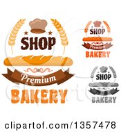 Poster, Art Print Of Bread And Muffin Bakery Text Designs